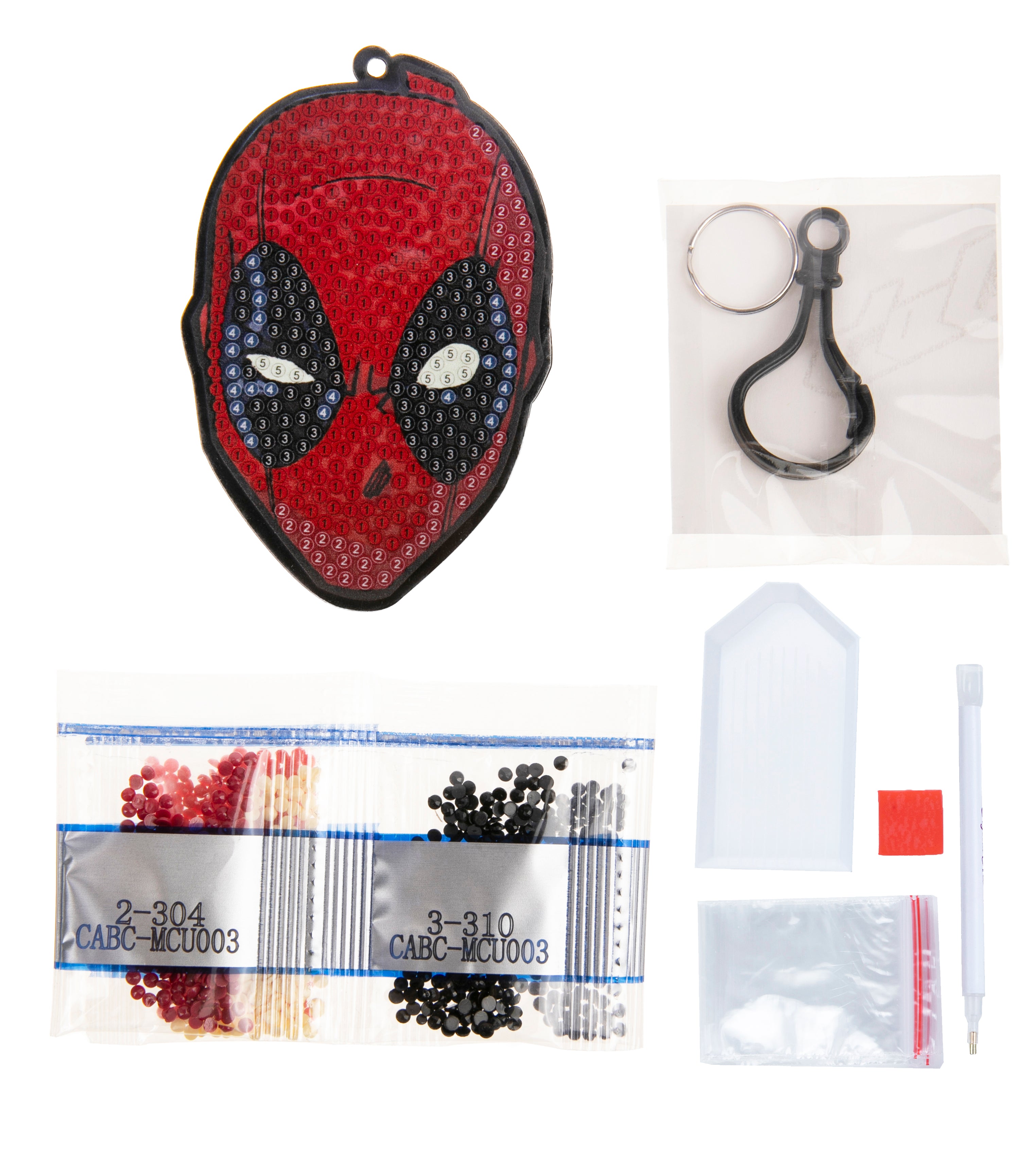 Craft Buddy Deadpool Crystal Art Buddies – Maak Je Eigen Kristallen Beeldje – 11 Cm Hoog – Leuk Knutselproject Voor Kinderen Vanaf 6 Jaar