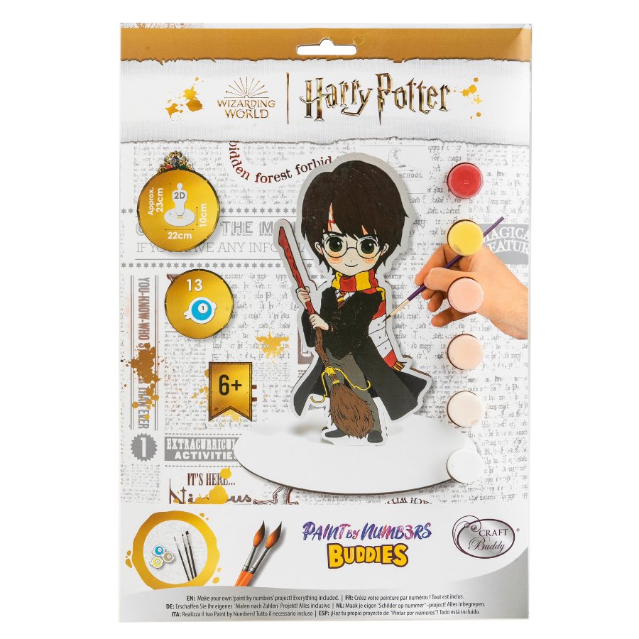 "Harry Potter" Harry Potter Paint By Numbers XL Buddies Kit Front Packaging