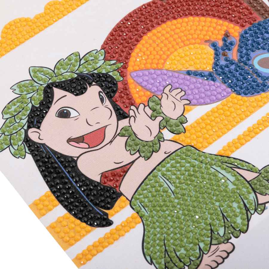 Ohana Means Family Disney Mini Crystal Art Scroll Kit 20x30