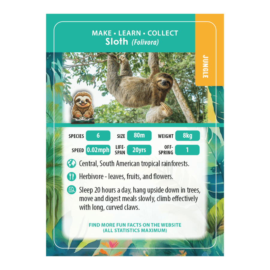 Sloth Crystal Art Wildlife Buddies Craft Buddy Sloth Crystal Art Wildlife Buddies Craft Buddy