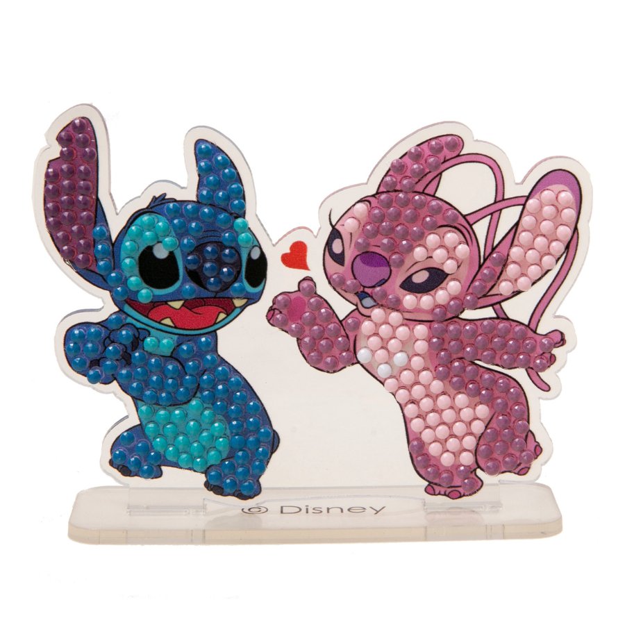 Kit Créatif Pati-school Stitch – 3 Bases (boîte à Trésor Et Porte-clés) – Pâte à Modeler Décorative