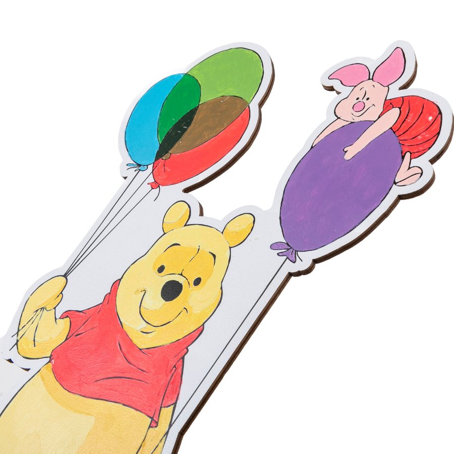 "Winnie the Pooh" Disney Paint By Numbers XL Buddies Kit Close Up