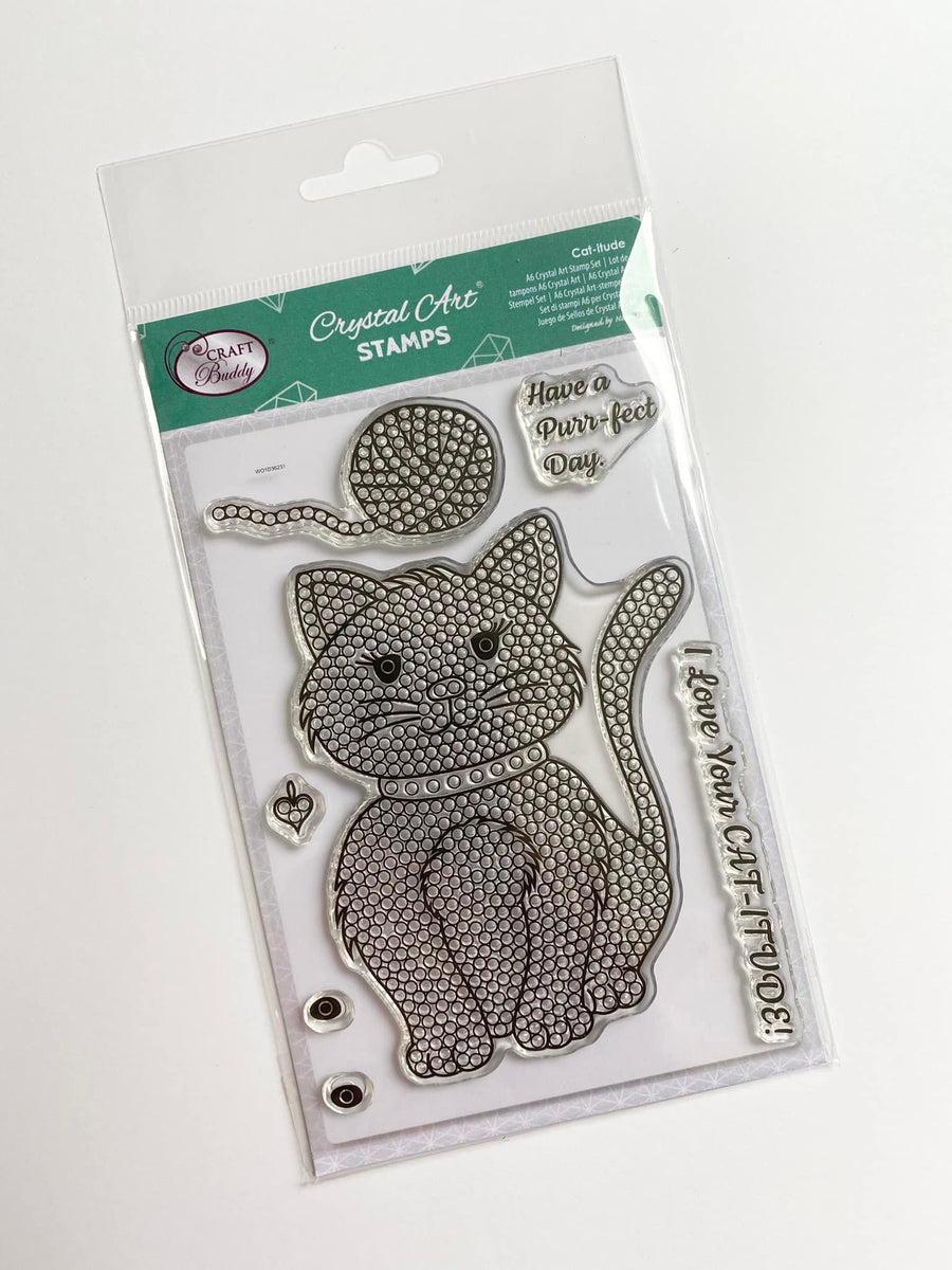 Craft Buddy Crystal Art Pet Stamp Set of 4 - 21069996