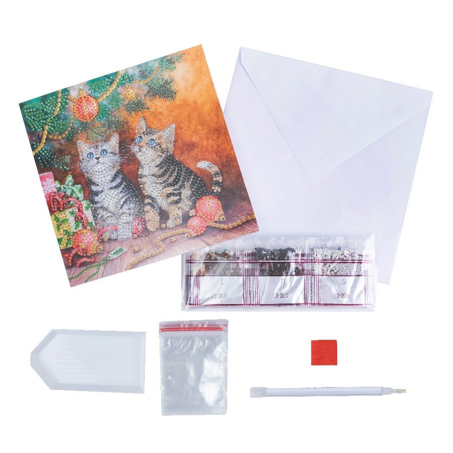 CRYSTAL ART CCK-A86 – Kit Biglietto Paradise 18x18cm Con Pappagallo – Diamond Painting Per Adulti E Bambini