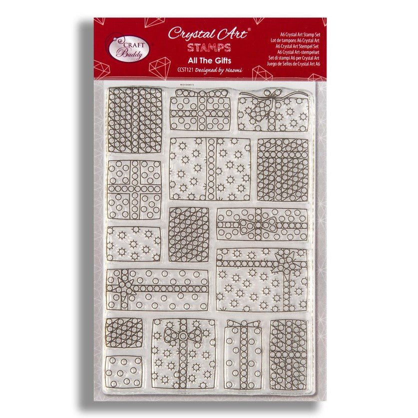 "All The Gifts" Crystal Art A6 Stamp Set Craft Buddy
