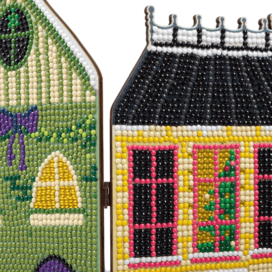 Crystal Art Foldable Village Scene