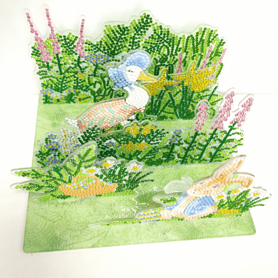 Peter Rabbit Crystal Art 3D Scene