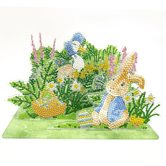 Peter Rabbit Crystal Art 3D Scene