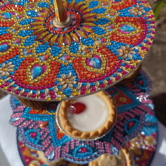 Crystal Art Three Tier Display Cake Stand