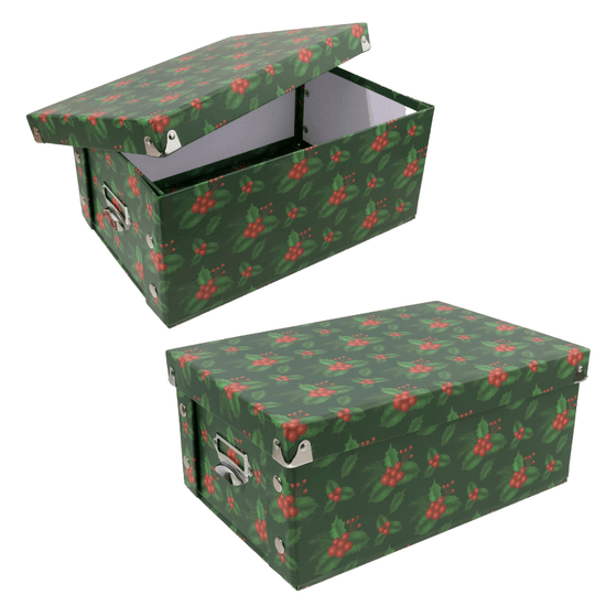 Festive Foldable Storage Boxes 3 x Pieces