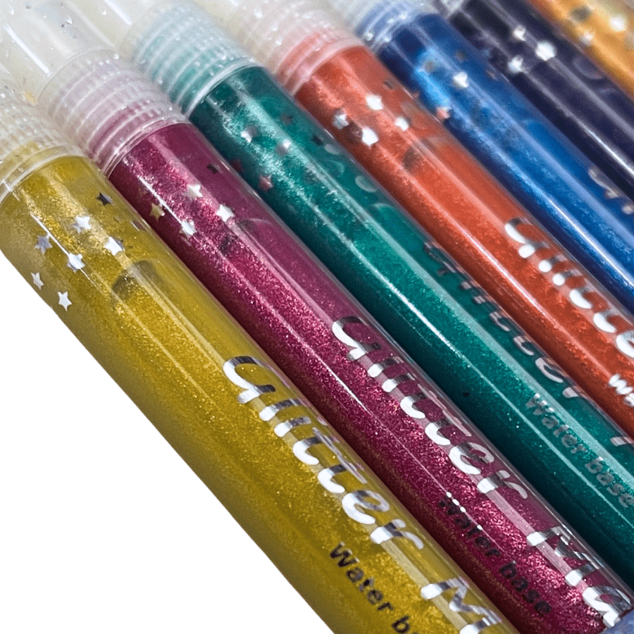 Craft Buddy Glitter Markers Set of 8