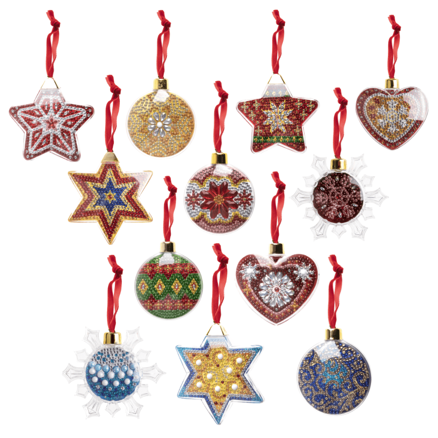 Christmas Fillable Bauble Crystal Art Kit