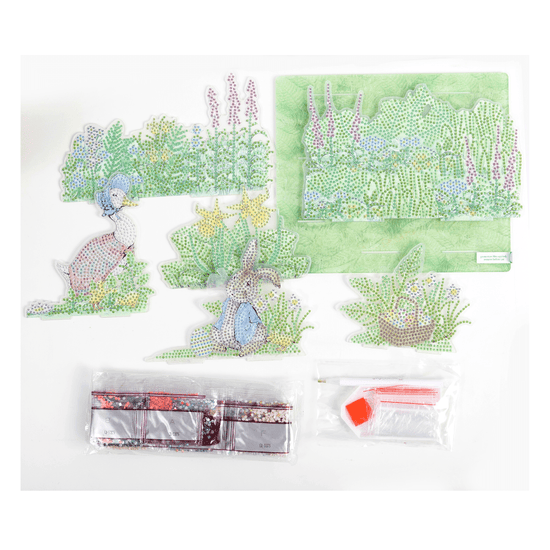 Peter Rabbit Crystal Art 3D Scene