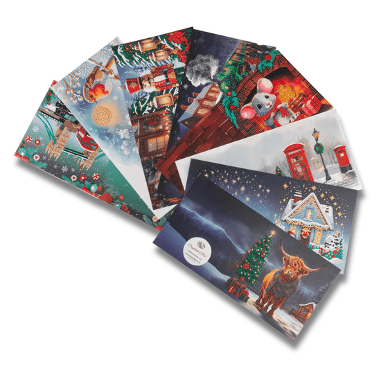 2025 Limited Edition Festive Best of British card set fan