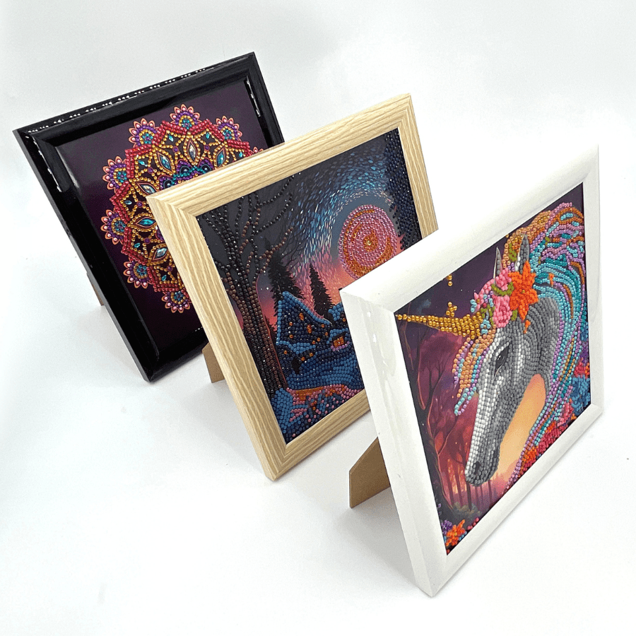 Crystal Art 18x18cm Card Frame Bundle Set of 3