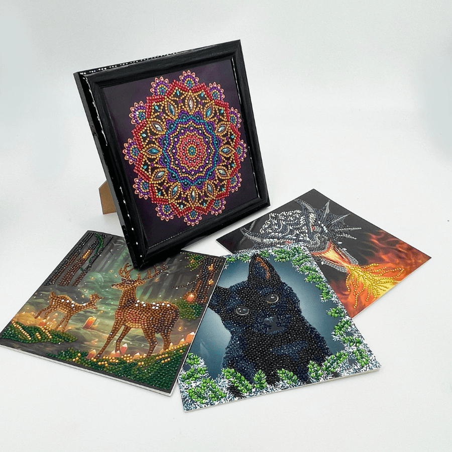 Crystal Art 18x18cm Card Frame Bundle Set of 3