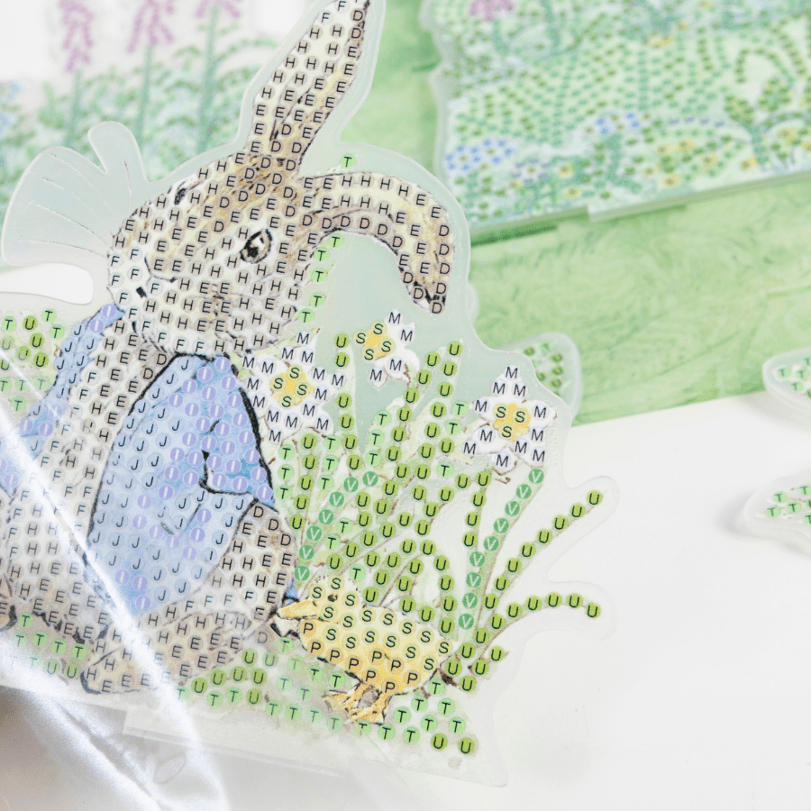 Peter Rabbit Crystal Art 3D Scene