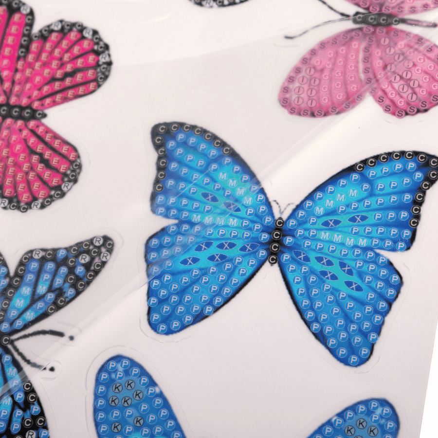 Butterfly Crystal Art Sticker Set