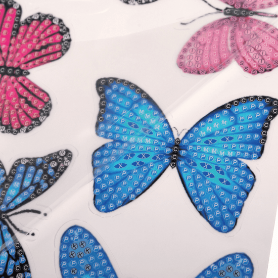Butterfly Crystal Art Sticker Set