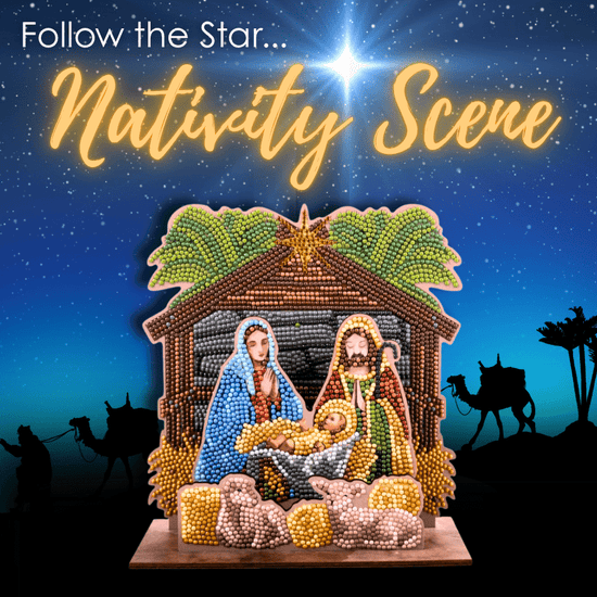 "Nativity" 3D Crystal Art Scene