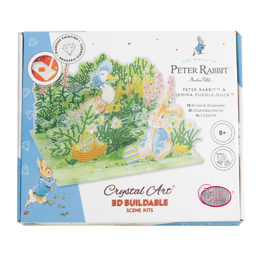 Peter Rabbit Crystal Art 3D Scene