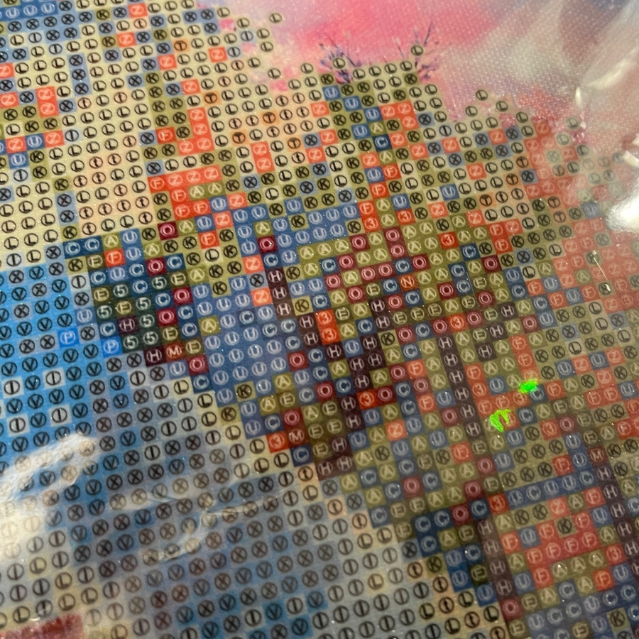 Winter Cottage LED Crystal Art Canvas Kit 40x50