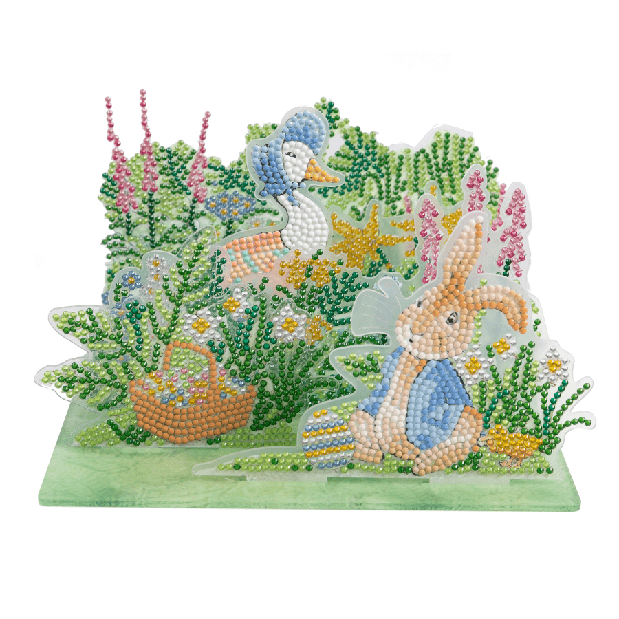 Peter Rabbit Crystal Art 3D Scene