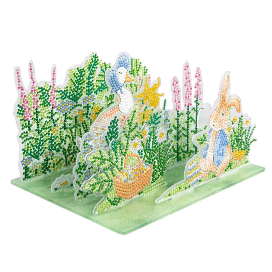 Peter Rabbit Crystal Art 3D Scene