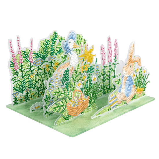 Peter Rabbit Crystal Art 3D Scene
