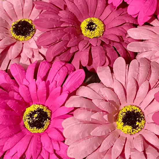 Craft Buddy 100 Sheets of 20 20cm Flower Paper