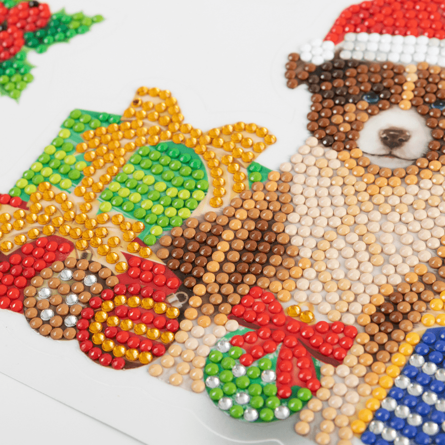 "Christmas" Crystal Art Wall Stickers 8 Sheets