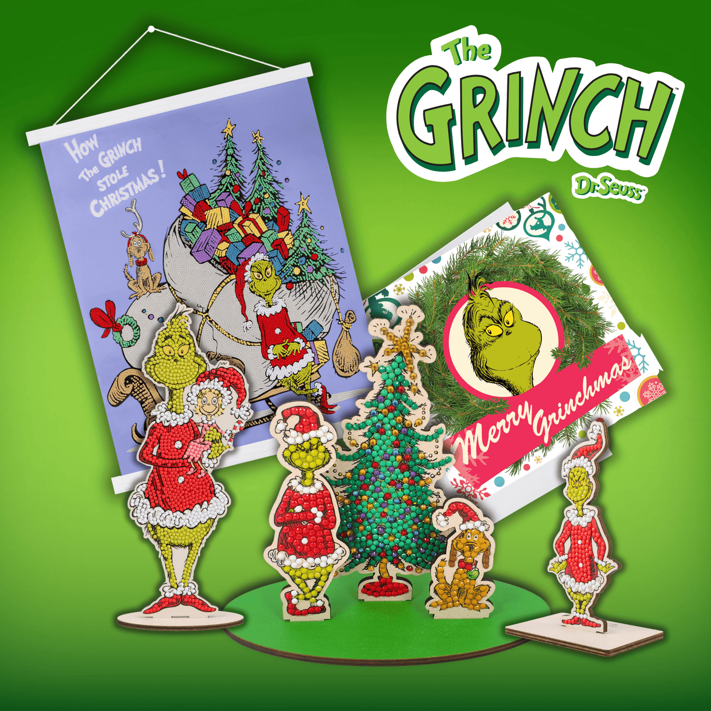 The Grinch Crystal Art Buddies XL