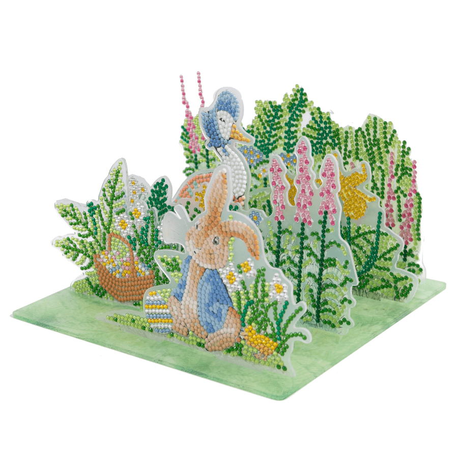 Peter Rabbit Crystal Art 3D Scene