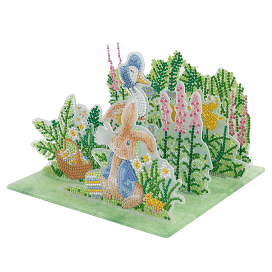 Peter Rabbit Crystal Art 3D Scene