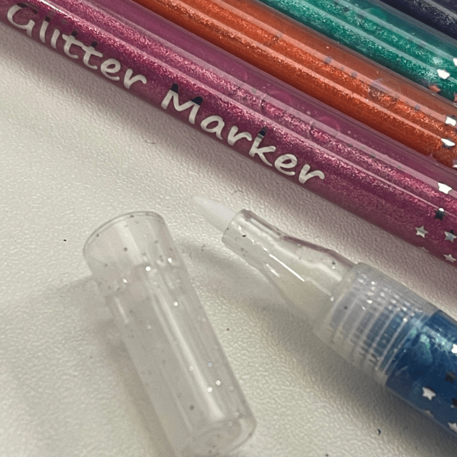 Craft Buddy Glitter Markers Set of 8