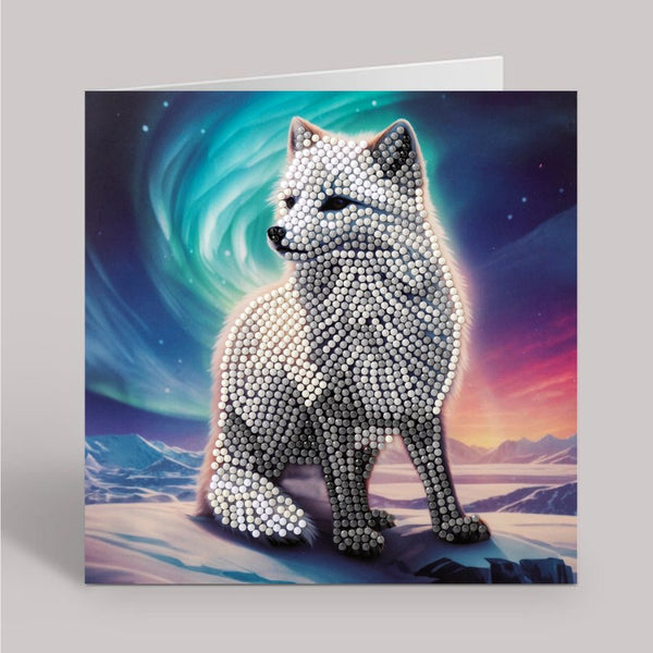 Aurora-Fox-18x18cm-Crystal-Art