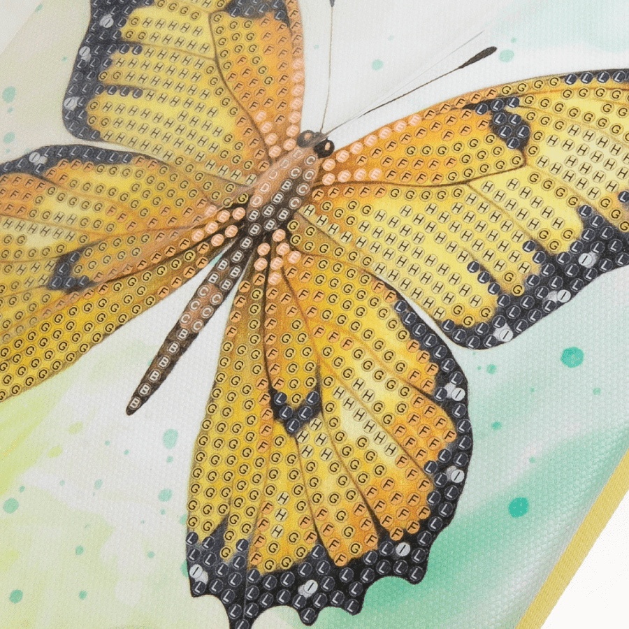 Butterflies Crystal Art Hanging Trio Canvas Kit 15x20 3