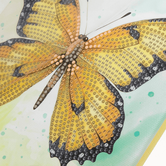Butterflies Crystal Art Hanging Trio Canvas Kit 15x20 3