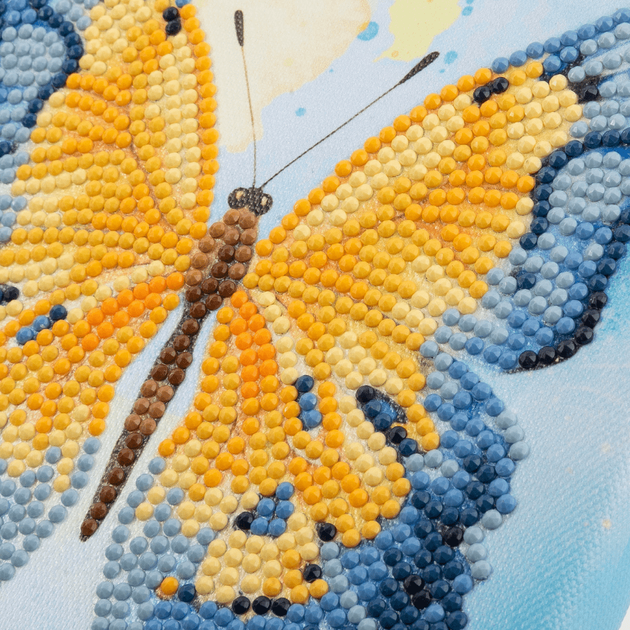 Butterflies Crystal Art Hanging Trio Canvas Kit 15x20 4