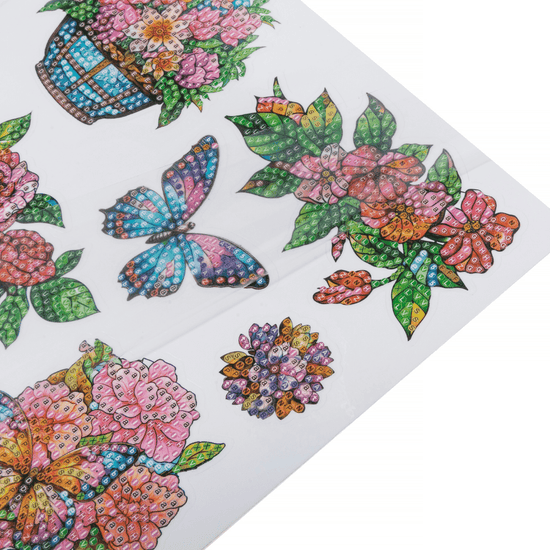 Butterfly Beauty Crystal Art Sticker Set