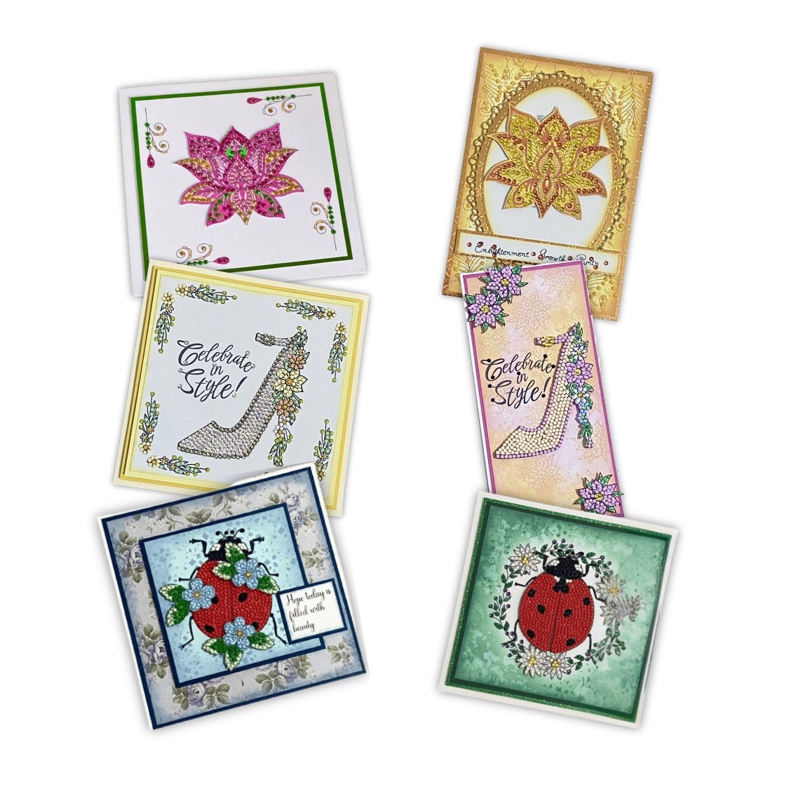 Crystal Art A6 Stamp Set - Floral Heels