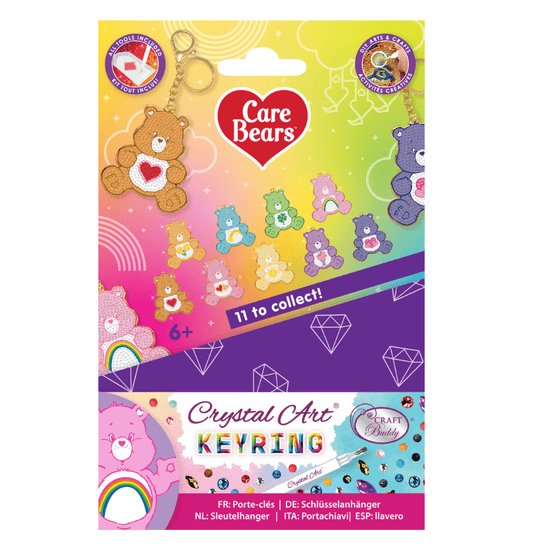 Care Bears Crystal Art Keyring - Blind Bag