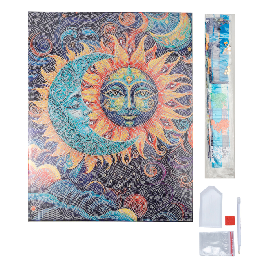 Celestial Union Crystal Art Canvas Kit 40x50cm