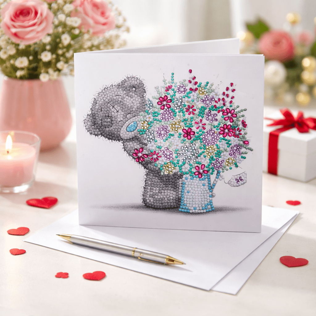 "Someone Special" Tatty Teddy Crystal Art Card - 18x18cm