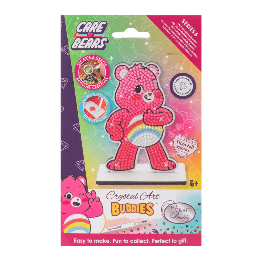 Cheer Bear Crystal Art Buddies Care Bears pack