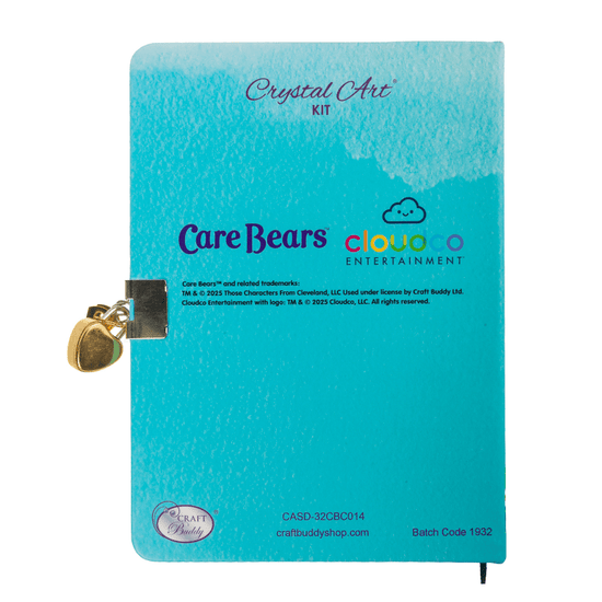 Cheer Bear Crystal Art Secret Diary Care Bears backbook