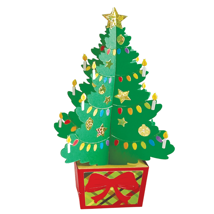 Craft Buddy 3D Joyful Christmas Tree Card Die set 2
