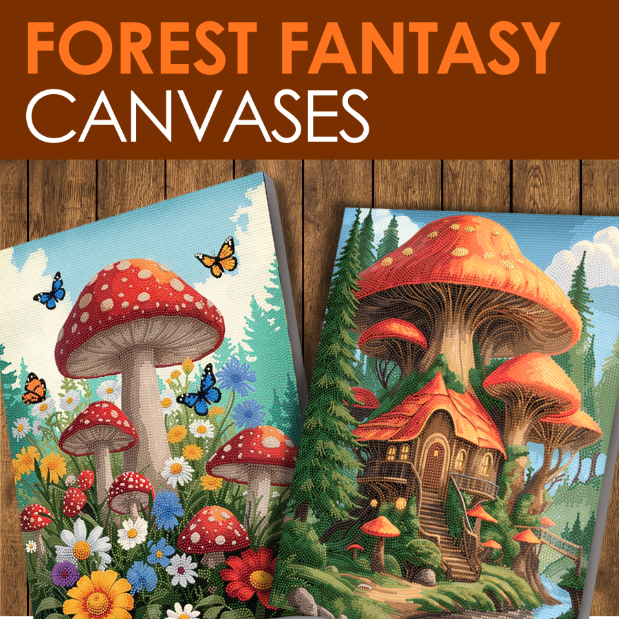 Craft Buddy forest diamond art canvases