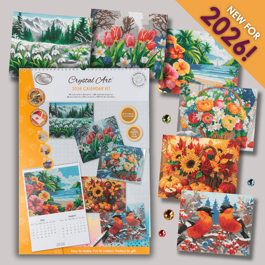 Crystal Art Calendar Kit 2026 8