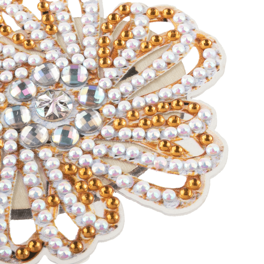 Crystal Art Napkin Ring Set 2